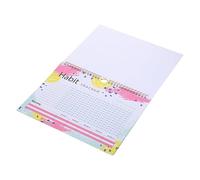 OHPHCALL Monthly Habit Tracker Planner with Spiral Binding Minimalist Watercolor Design Portable Daily Habit Calendar for Goal Tracking and Self Discipline Wall Hangable for Learners and