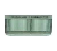 OHPHCALL Multi-functional Food Grade Plastic Fruit Basket with Draining Design and Easy to Clean Feature, Green Fresh-keeping Organizer Box for Home Decor and Organizing Refrigerator