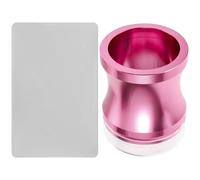 OHPHCALL Multi-Functional Silicone Head Silicone Practical and Aluminum Alloy Scraper Nail Art Stamper with Large Nail Art Tool Set for Those Who Like Random Color
