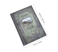 OHPHCALL Notebook for Note-taking and Creative Writing Retro European Style Lightweight Paper Journal with Simple Design for School and Family Use