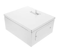 OHPHCALL Outdoor Weatherproof Electrical Box for Power Distribution Splashproof Wall-mounted Junction Enclosure with Enhanced Security for Home and Project Use Suitable for High-power