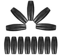 OHPHCALL Oval Wood Beads 50Pcs Natural Maple Wood 8.5X22Mm with 2.5Mm Hole Diameter for DIY Door Curtain and Handmade Jewelry Crafts