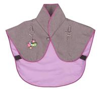 OHPHCALL Parrot Anti-scratch Shoulder Pad Cotton Linen Bird Diaper Shawl for Training and Bite Prevention Easy to Clean Pet Accessory for Owners and Trainers Purple