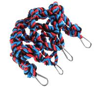 OHPHCALL Parrot Hanging Net Rope for Large and Medium Parrots, Black Color with Easy Install and Hanging Rope Design, Pet Climbing Net for Bird Cages and Play Gyms