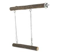 OHPHCALL Parrot Swing Parakeet Plaything Wooden Swing for Playing and Exercise Leg Muscles Beautiful Delicate Simple Design for Home Decor and Climbing Pet Birds