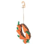 OHPHCALL Pet Teething String for Rabbit Bunny Chew Toys Molar Tooth Grinding Function Hanging Bunny Toy for Guinea Pig and Rat for Boredom Breaker