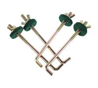 OHPHCALL Piano replacement bolts 4pcs piano pedal metal and felt material for acoustic instruments enabling precise adjustment in tuning and DIY piano project scenarios