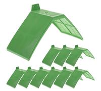 OHPHCALL Plastic Pigeon Rest Perches 10pcs Lightweight Green Roosting Stands for Pet Bird Play and Supplies