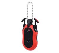 OHPHCALL Portable Golf Score Clicker Tally Counter with Number Count from 0 to 9, Lightweight Red Plastic Stroke Counter for Outdoor Sports Enthusiasts with Chain