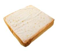 OHPHCALL Portable Lightweight Toast Shape Seating Cushion for Pets and Cats, Elastic Sponge Bread Pillow for Traveling and Camping, Detachable Funny Toast Design Chair Cushion