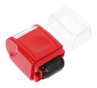 OHPHCALL Portable Multi-function Confidential Stamp Roller Pen with Privacy Protection, Red Ink Household Id Data Privacy Covering Marker for Office and Personal Use