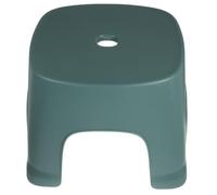 OHPHCALL PVC Toilet Step Stool for Adults with Non-Slip Surface, Easy to Clean and Comfortable to Step, for Bathroom and Living Room Use, Green Plastic Footstool