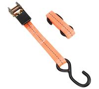 OHPHCALL Ratchet Tie down Straps with 800kg Pulling Force Polyester and Steel Material 2pcs with Quick Release and Anti- Features Cargo Binding Belt for Roof Rack and Truck Use