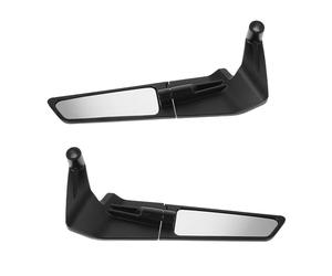 OHPHCALL Rear View Mirror for Enhanced Riding Safety Motorcycle Adjustable with Invisible Wing Mirror Design Metal and Construction on Motorcycles