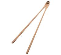 OHPHCALL Reptile Feeding Spoons Scoop 2pcs Stainless Steel with Handle and Smooth Edge, Polished for Giving Pet Food to Lizards and Small Reptiles