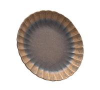 OHPHCALL Retro Tea Cup Coaster Mug Mat 4.5x4.5x0.8inch Pottery Heat Resistant Mat Wide Application Protect Table from Damage Personal Home Restaurant