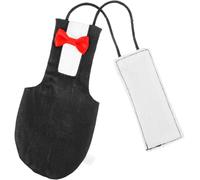 OHPHCALL Reusable Bird Diaper for Small Flight Birds and Cockatiels, Black Cotton Fabric, Easy to Wear Or Take, Suitable for Use at Home Or