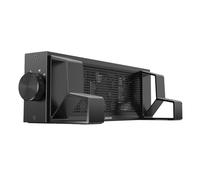 OHPHCALL Rgb Laptop Cooler Fan with Adjustable Speed and Aluminum Alloy Heat Dissipation Rack, Heightened Stand for Notebook, Rapid Cooling and Neck Reduction, for Typing and Reading