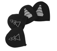 OHPHCALL Road Bicycle Shoe Covers for Enhanced Stability and Versatile Usage 2 Pairs Neoprene with Half-Cover Design for Outdoor Cycling Journeys, Suitable for Men and Women Black
