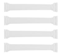 OHPHCALL Roman Column Cake Pillars Set Cake Supports Height Enhancing 4pcs White Plastic DIY Decoration and Weddings