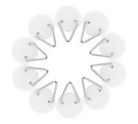 OHPHCALL Self-Adhesive Wall Hooks Easy to Use 50pcs for Photo Frame and Decorative Plate Hanging, Sturdy Pp and Iron Material for Home Wall Hanging and Craft Display