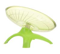 OHPHCALL Silent Hamster Running Wheel Large Quiet Exercise for Hamsters Chinchillas Gerbils Matcha Green Disc for Small Pets