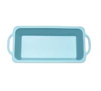 OHPHCALL Silica Gel Cake Mold Bread Tray Minimalism Style Silicone and Metal Material Easy to Form Multi-Purpose Kitchen Baking Tool for Making Cake and Bread