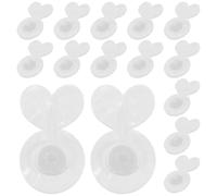 OHPHCALL Silicone Earring Backs Locking Earring Backs Replacements 20pcs for with and Safe to The Skin, Simple Style for Everyday Wear