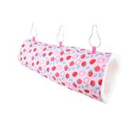 OHPHCALL Small Pet Warm Tunnel and Guinea Pig Hammock Hanging Bed Made of Lightweight Canvas for Small Animals Winter Use, Soft Plush Sleeping House for Cozy Comfort