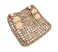 OHPHCALL Small Pet Wooden Claw Grinding Board for Rabbits and Squirrels Indoor Cage Foot Pad Protective Mat