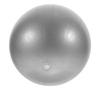 OHPHCALL Small Silver Pvc Yoga Ball for Pregnancy and Weight Training, Sturdy Exercise Ball to Build Muscle Strength and Increase Pushing Power, Lightweight Workout Supply for Fitness