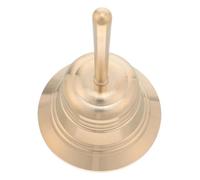 OHPHCALL Solid Brass Bell Handheld Noise Maker Service Bells for Meditation Animal Training Handle
