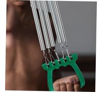 OHPHCALL Spring Steel Chest Expander Home Gym Fitness Equipment for Strength Flexibility Coordination Training Green Workout Chest Exerciser with Pulling Strap for Arms Shoulders