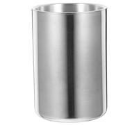 OHPHCALL Stainless Steel Car Ashtray Funnel Shape Ash Holder for Cigarettes 9x7.8cm Leak-proof Smoke Container Suitable for Office and Vehicle Use