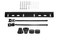 OHPHCALL Studless Sponge Pad Included No Drilling Bracket Tv Wall Mount with L-shaped Stainless Steel and Aluminum Alloy Sturdy Frame Supports to 45kg for 32-65 Inch Lcd Tv