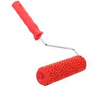 OHPHCALL Textured Rubber Paint Roller Easy to Use 7 Inch for Walls and Ceilings Multipurpose Patterned Paint Roller Rubber Material for Wall Decoration