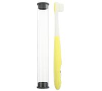 OHPHCALL Toothbrush Manual Oral Cleaning Brush with Supple Bristles and Non-Slip Handle, Safe for Teeth, Comes with Bucket, Simple Shape for Ages 2-12