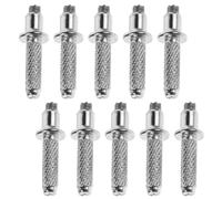 OHPHCALL Trekking Pole Replacement Tips High Carbon Steel 10pcs Heavy Duty Hiking Stick Accessories Sturdy Metal Walking Stick Tips for Outdoor Hiking