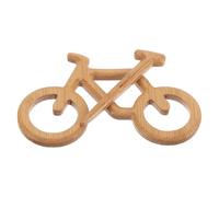 OHPHCALL Unique Wooden Bicycle Brooch Pin for Clothes and Backpacks, Lightweight Precision Woodworking Mini Bike Ornament, for Occasions and Gifting