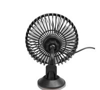 OHPHCALL V USB Car Cooling Fan with Adjustable Wind Speed and Easy to Install Design, Black Abs Material Vehicle Dashboard Fan Powered by USB Plug for Automotive Cooling