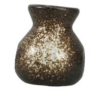 OHPHCALL Vintage Ceramic Toothpick Holder Portable Desktop Storage Jar Capacity Tabletop Container for Home and Hotel Use Snowflake White