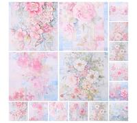 OHPHCALL Vintage Pattern Decorative Scrapbook Paper for DIY Crafting and Hand-Made Projects, Safe to Use Paper Material for Teenagers and Beginners in Scrapbook and Diary Making