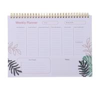OHPHCALL Weekly Planning Pad Undated Notepad with Spiral Binding, Multifunctional Layout and Paper Material, Small Size for Office and School Use to Inspire Creativity and Organise Weekly