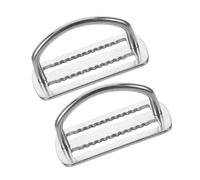 OHPHCALL Weight Belt Keeper Minimizing Shifting with D-ring Stainless Steel 2pcs High Durability and Stable Connection Points for Diving and Water Sports Suitable for Underwater