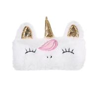 OHPHCALL White Plush Unicorn Pencil Case for Teenage with Rainbow Design, Multifunctional Travel Cosmetic Pouch and Coin Purse, Soft and Fashionable Storage Bag