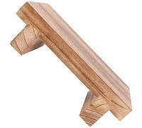 OHPHCALL Wooden Folding Step Stool with Feet Support and Easy to Carry Design Versatile Bedroom Step Stool for Home and Office Use