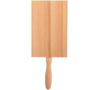 OHPHCALL Wooden Gnocchi Board Garganelli Pasta Maker Kitchen Tool for Homemade Pasta Making with Ridged Surface for Authentic Italian Gnocchi and Garganelli Preparation