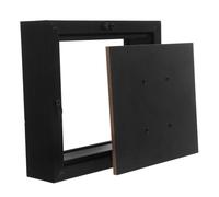 OHPHCALL Wooden Marathon Medal Display Frame Tabletop with Photo Shadow Box Single Medal Holder for Running Race Awards Space-saving Design Smooth Finish Protective Craftsmanship for Home