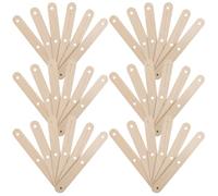 OHPHCALL Wooden Sticks that Hands-on Ability and are Not Easy to Deform 50pcs Beige Craft Sticks for Ice Cream and Treat Making for Projects