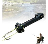 Ohphnt Fly Fishing Magnetic Fly Threader,Leader Threader, Universal Magnetic Line Knot Aid，Hands-Free Knot Tying Aid,Compact Fishings Accessory For Freshwater Sports Outdoor Saltwater Beginner (A)